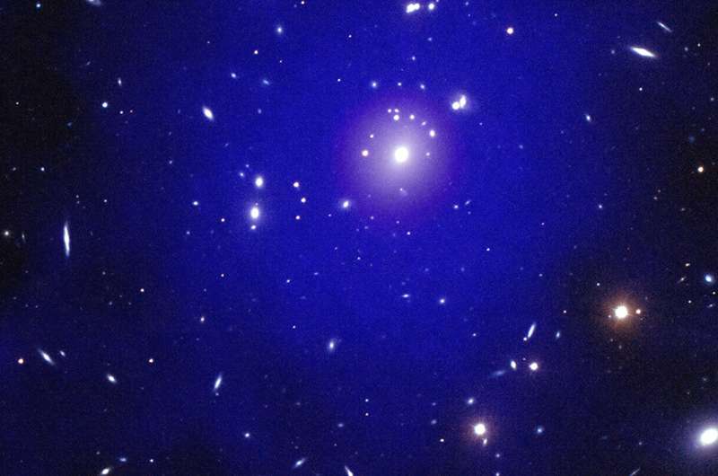 NASA's Chandra finds galaxy cluster collision on a 'WHIM'